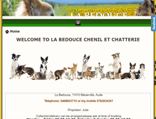 Tablet Screenshot of chenil-labedouce.com